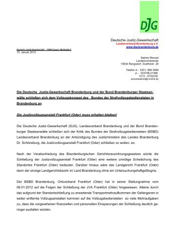 Deutsche Justiz-Gewerkschaft - DJG Brandenburg