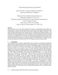 Ab Initio Phasing by Dual-Space Direct Methods - Hauptman ...