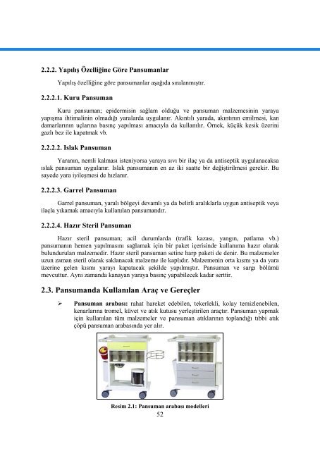 2.2. Pansuman Çeşitleri