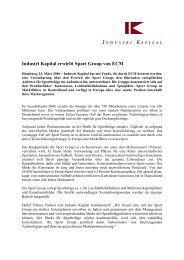 Press release as pdf - IK Investment Partners