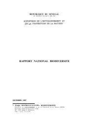 Rapport National - Convention on Biological Diversity