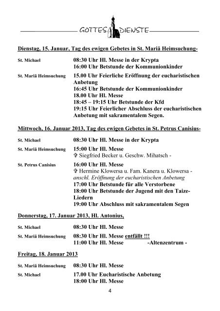 einBlick_files/Einblick 01 2013.pdf - Pfarrei St. Michael Werdohl ...