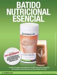 Productos innovadores desarrollados por ... - myherbalife.com