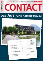 Das Aus für's Kaplan-Haus?! - ÖAAB Betriebsgruppe Energie AG