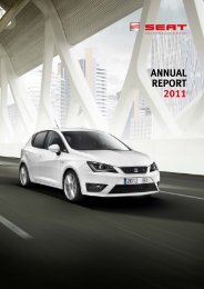 SEAT Annual Report 2011 - Volkswagen AG