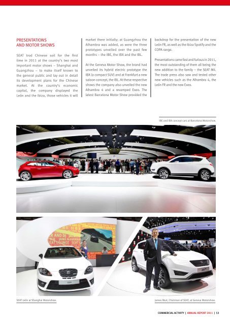 SEAT Annual Report 2011 - Volkswagen AG