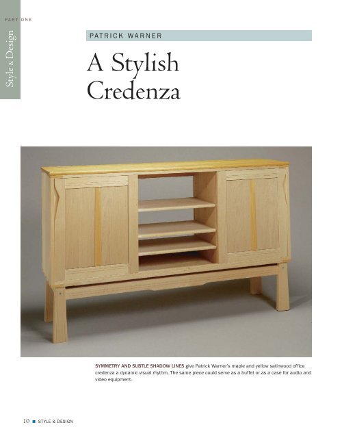 In The Modern Style Book Excerpt Fine Woodworking