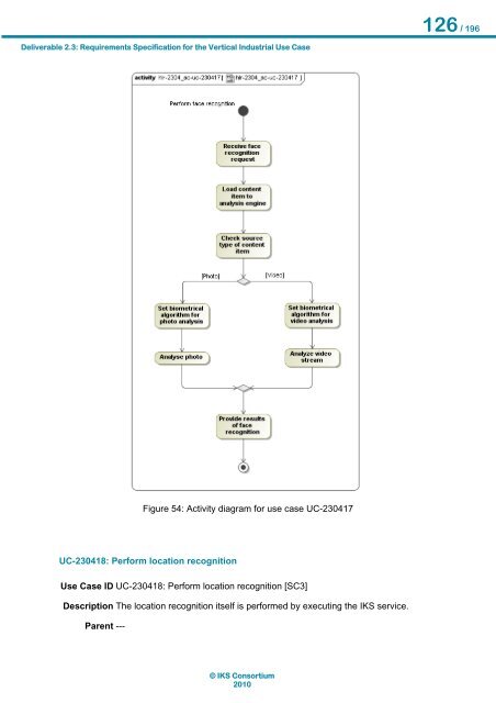 Requirements Specification of the Vertical Industrial Use Case ... - IKS