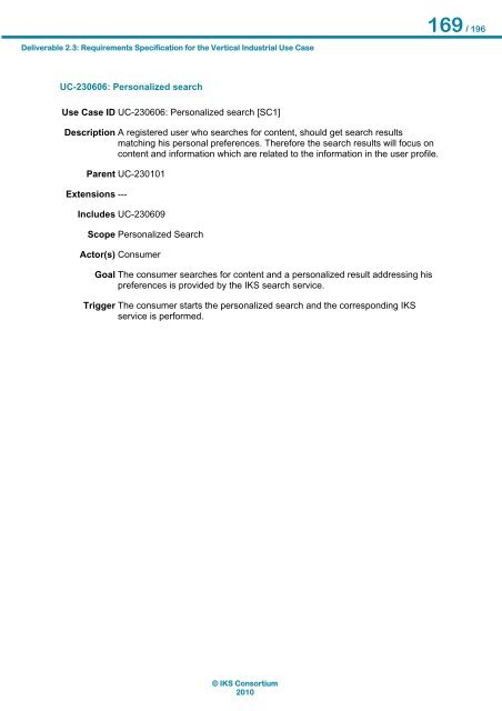 Requirements Specification of the Vertical Industrial Use Case ... - IKS