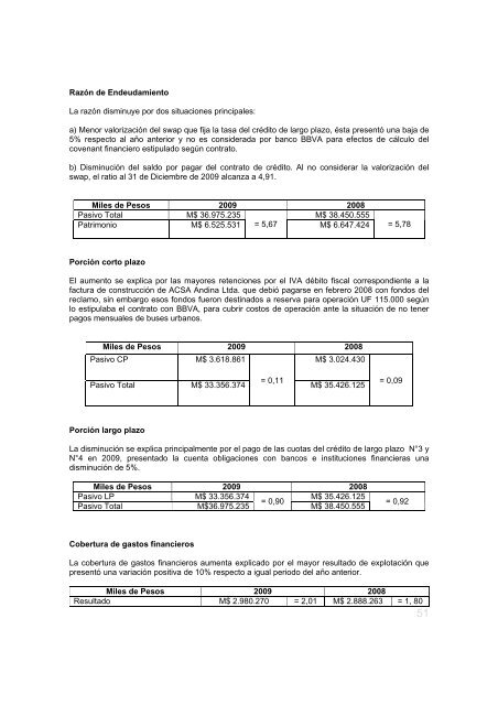 memoria_2009 - Intermodal La Cisterna