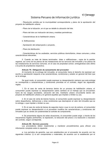 Ley Nº 29571 – Código de Protección y Defensa del Consumidor