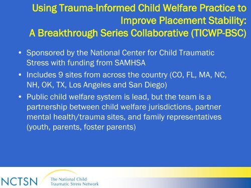 Creating Trauma-Informed Child Welfare Systems ... - Pal-Tech