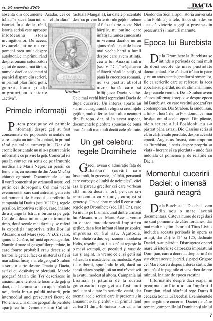 octombrie 2006 - Dacia.org