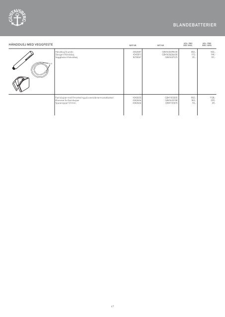 Last ned som PDF - Gustavsberg