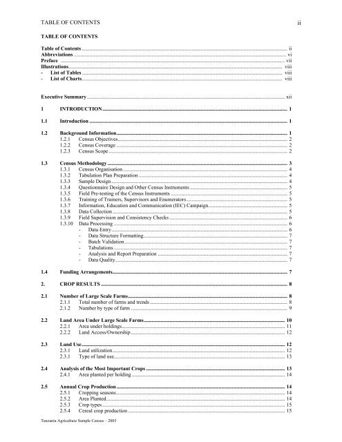 Large Scale Farm Report - Ministry Of Agriculture, Food and ...