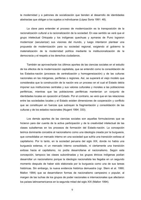 Zevallos Aguilar, Juan Ulises, Indigenismo y naciÃ³n - Cholonautas