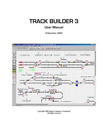 Track Builder 3 Manual - Signal Computer Consultants