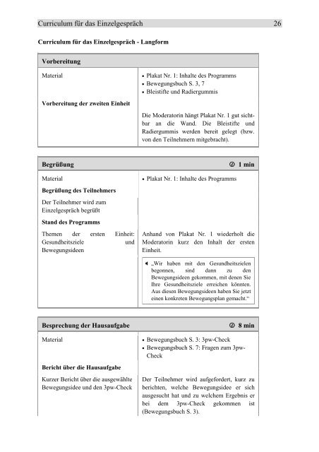 Anhang zum Endbericht MoVo-LISA - Institut fÃ¼r Sport und ...