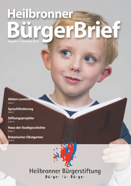 Ausgabe 1 - Heilbronner Bürgerstiftung