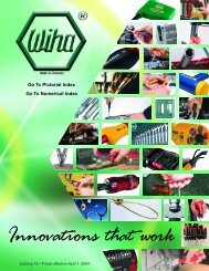 Wiha Quality Tools • 2 - Electronic Fasteners Inc