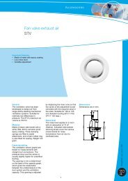 Fan valve exhaust air STV - J.E. StorkAir