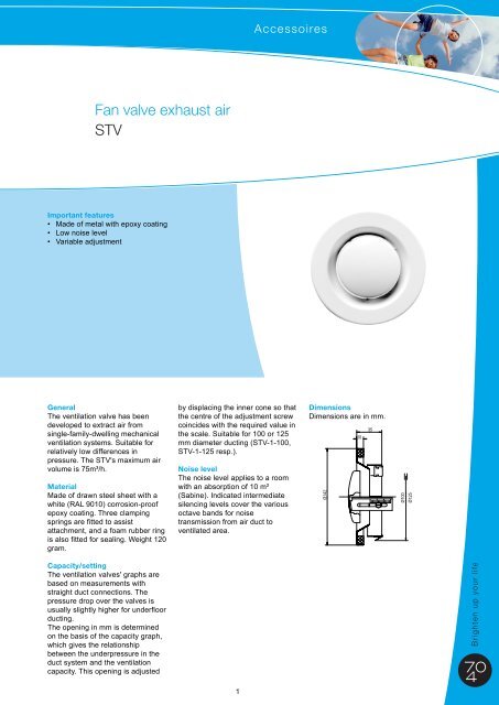 Fan valve exhaust air STV - J.E. StorkAir