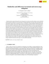 Similarities and differences in tsunami and storm surge ... - IIIRR