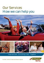 Our Services How we can help you - UnitingCare Ageing