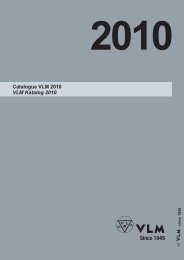 Catalogue VLM 2010 VLM Katalog 2010 - Relco Group
