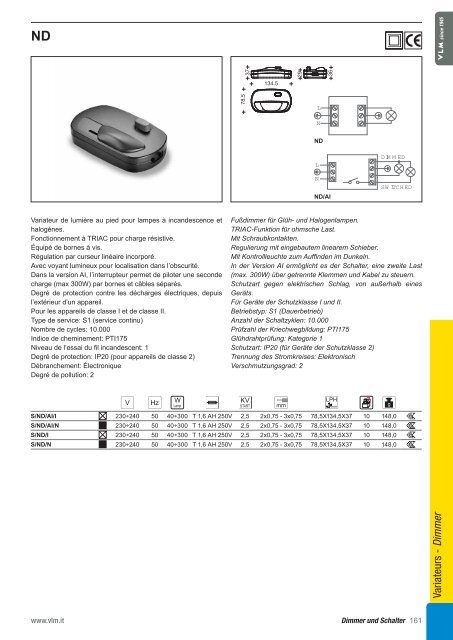 Catalogue VLM 2010 VLM Katalog 2010 - Relco Group