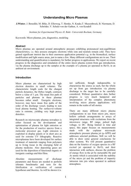 Understanding Microplasmas