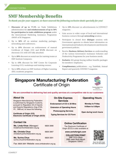 Download the latest issue now - Singapore Manufacturing Federation