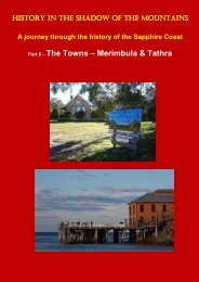 Part 8 â The Towns â Merimbula-Tathra - Sapphire Coast