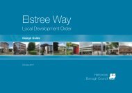 Elstree Way Local Development Order Design Guide - Hertsmere ...