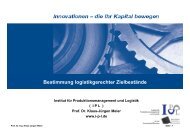 Lagerstrukturanalyse - IPL - Institut für Produktionsmanagement ...