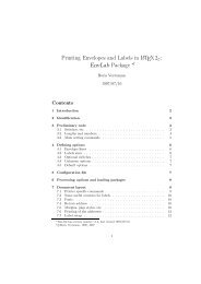 Printing Envelopes and Labels in LATEX2Îµ: EnvLab Package - Mirror