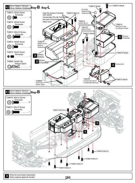 1:8 SCALE 4WD NITRO TOURINGCAR - Absima