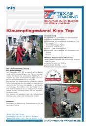 Klauenpflegestand Kipp Top - Texas Trading GmbH