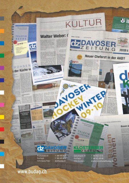 Kontakt Davoser / Klosterser Kombi Davoser Zeitung ... - BUDAG