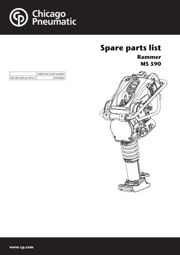 Spare parts list - ATS Equipment