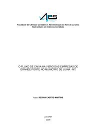 o fluxo de caixa na visÃ£o das empresas de grande porte no ... - AJES