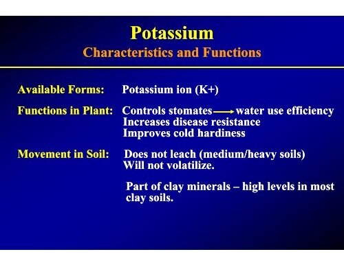 Soil Fertility - Texas A&M AgriLife