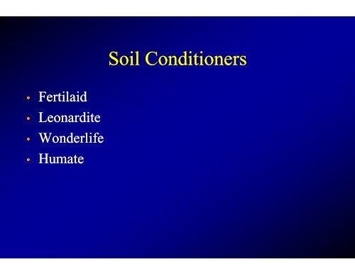 Soil Fertility - Texas A&M AgriLife