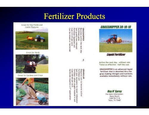 Soil Fertility - Texas A&M AgriLife