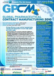 GlObAl PHARmACEUTiCAl CONTRACT ... - Vischer