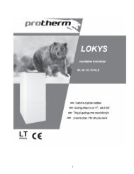 Lokys 20-50 KLZ 16 v. instrukcija - Protherm