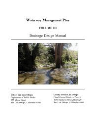 Drainage Design Manual - the City of San Luis Obispo