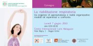 Convegno Respirazione.indd - Azienda USL di Reggio Emilia