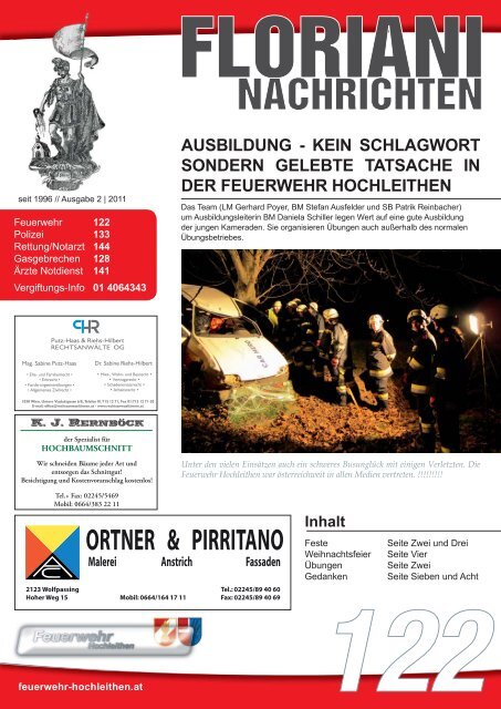 4/2011 - Freiwillige FEUERWEHR | Hochleithen