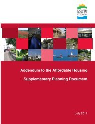 Affordable Housing SPD Addendum - Dover District Council